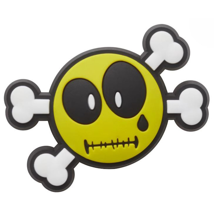 CROCS JIBBITZ™ CHARMS 10008320 SMILEY BRAND CROSSBONES