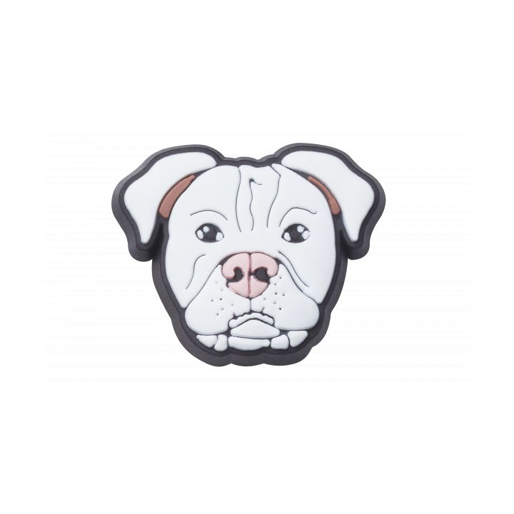 CROCS JIBBITZ™ CHARMS 10009451 WHITE PITBULL