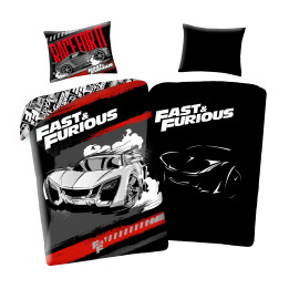 SINGLE DUVET SET FLUO 140 X 200 CM FAST & FURIOUS FF-7043GLBL