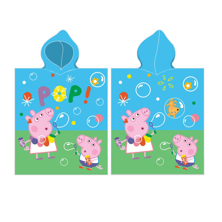 BATH TOWEL PONCHO 55 X 110 CM PEPPA PIG PP213018-P