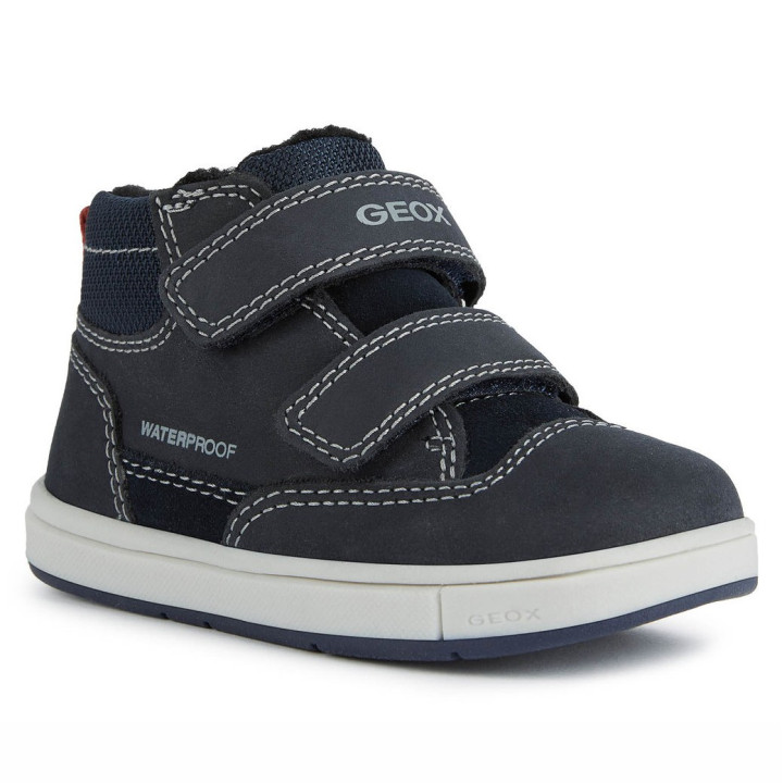 TRZEWIKI ZIMOWE GEOX TROTTOLA WPF NAVY WATERPROOF