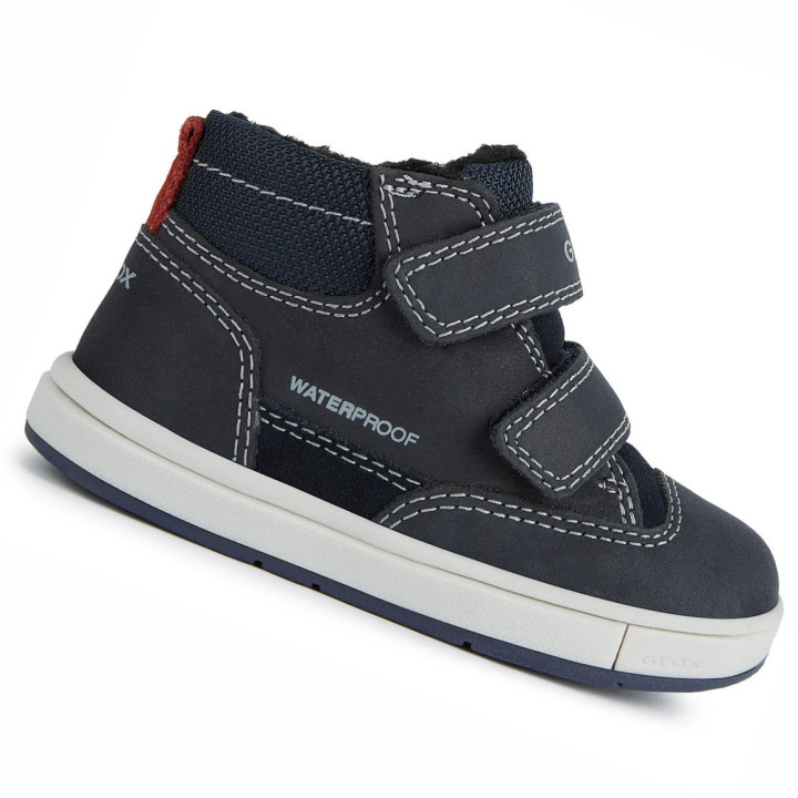 TRZEWIKI ZIMOWE GEOX TROTTOLA WPF NAVY WATERPROOF