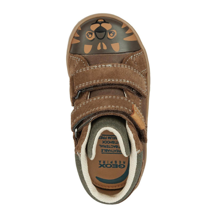 TRAMPKI GEOX KILWI BABY BOY BROWN/DK BROWN