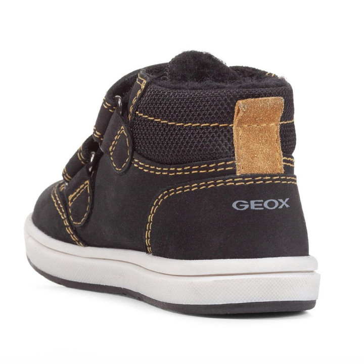 SHOES GEOX TROTTOLA WPF BLACK WATERPROOF