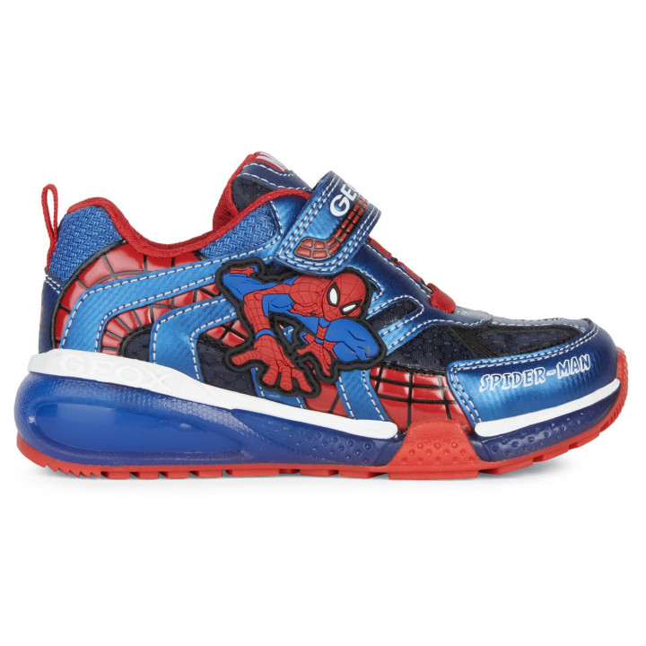 SNEAKER GEOX BAYONYC MARVEL SPIDER-MAN NAVY/ROYAL LED LIGHTS