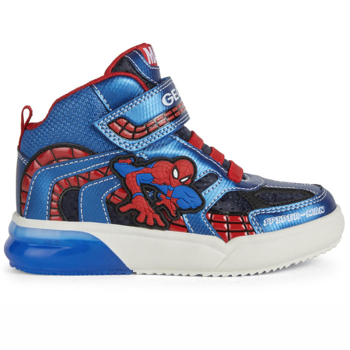 TRAMPKI GEOX GRAYJAY MARVEL SPIDER-MAN NAVY/ROYAL LED LIGHTS