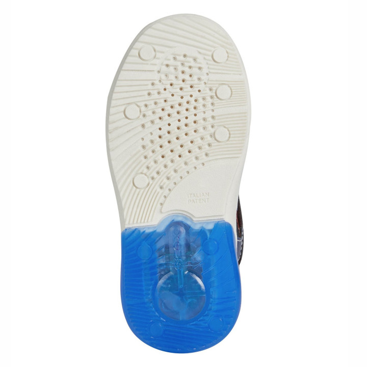 SHOES GEOX GRAYJAY MARVEL SPIDER-MAN NAVY/ROYAL LED LIGHTS