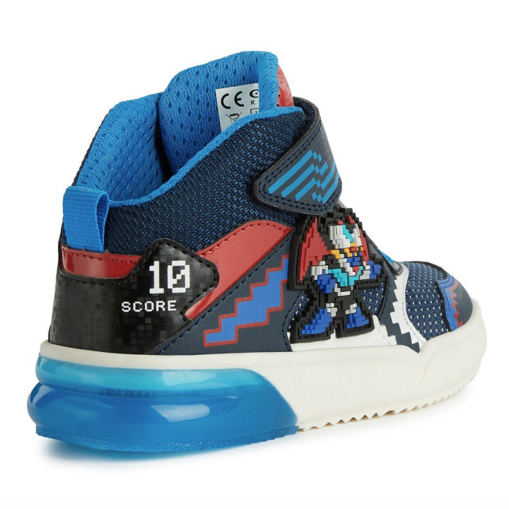 SHOES GEOX GRAYJAY NAVY/LT BLUE LED LIGHTS
