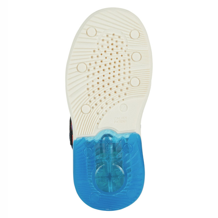 SHOES GEOX GRAYJAY NAVY/LT BLUE LED LIGHTS