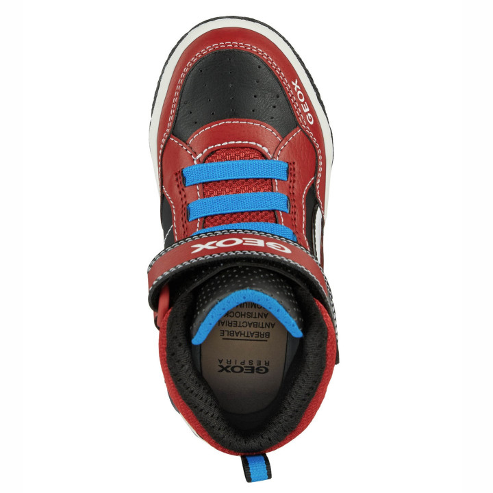 SHOES GEOX INEK RED/BLACK LED LIGHTS