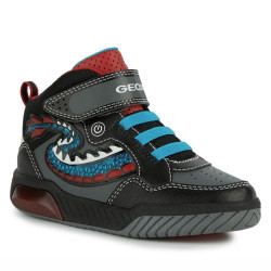 SHOES GEOX INEK BLACK/SKY LED LIGHTS