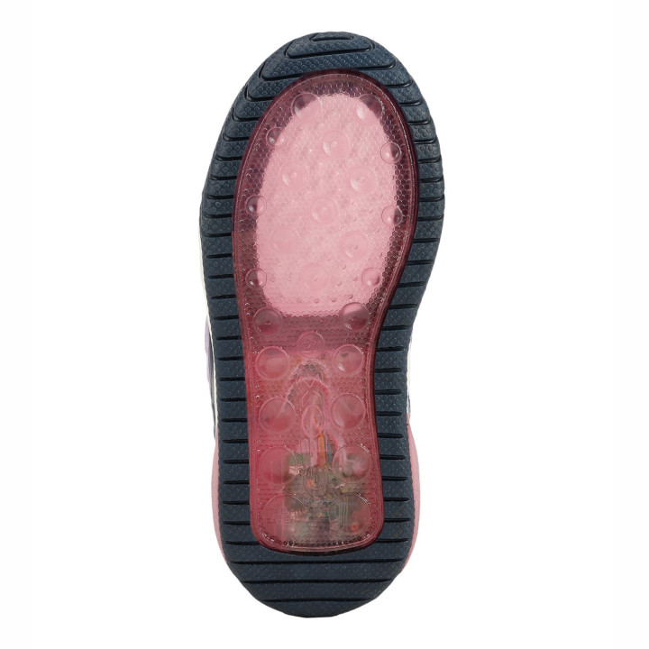 TRAMPKI GEOX INEK NAVY/PINK LED LIGHTS