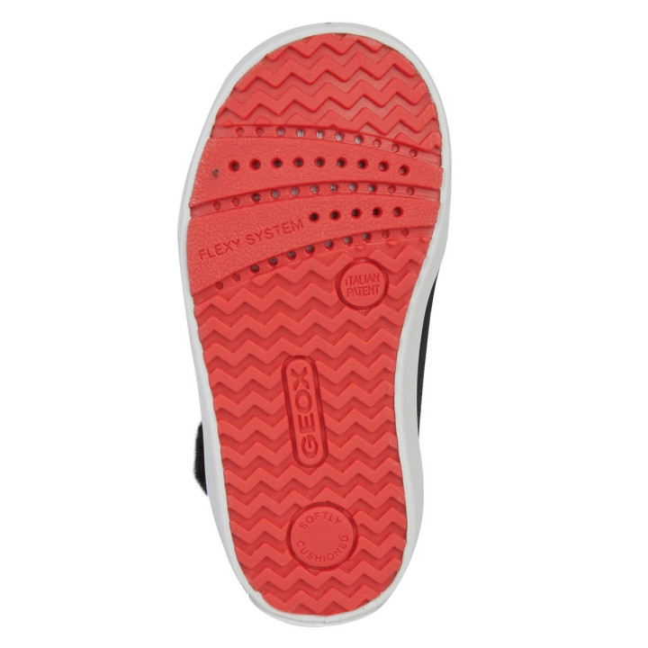 TRAINERS GEOX KILWI DISNEY MINNIE MOUSE BLACK/RED