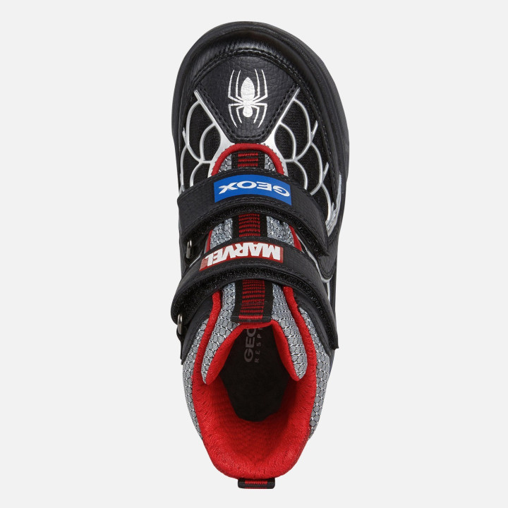 SNOW BOOTS GEOX SVEGGEN ABX BLACK/RED AMPHIBIOX