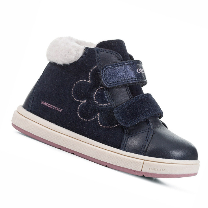 SHOES GEOX TROTTOLA WPF DARK NAVY WATERPROOF