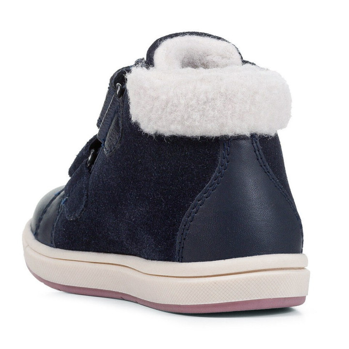 TRZEWIKI ZIMOWE GEOX TROTTOLA WPF DARK NAVY WATERPROOF