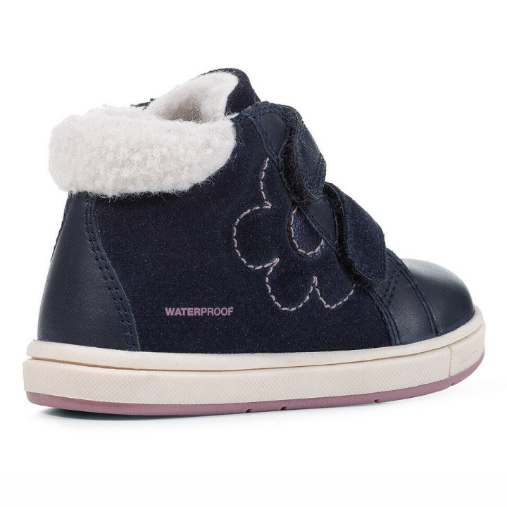 TRZEWIKI ZIMOWE GEOX TROTTOLA WPF DARK NAVY WATERPROOF