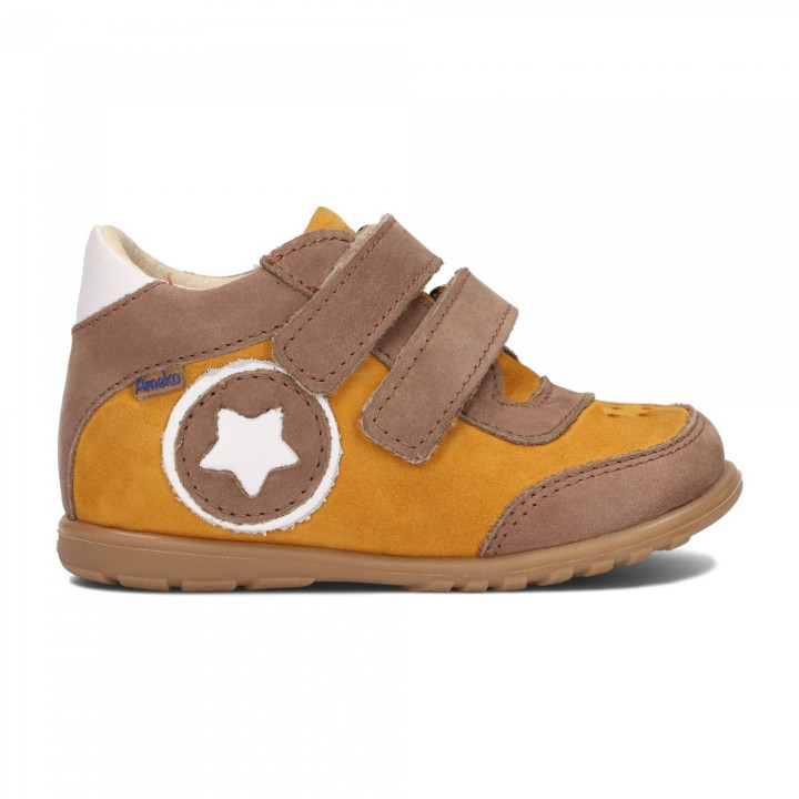 SHOES AMEKO FIRST STEPS FELIX PRALINE