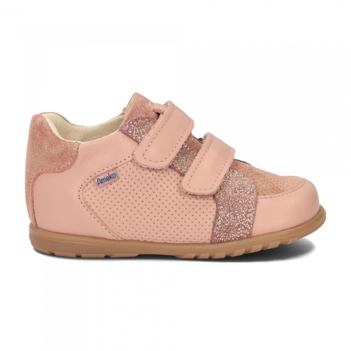 TRZEWIKI AMEKO PIERWSZE KROCZKI FLEX NUDE PINK