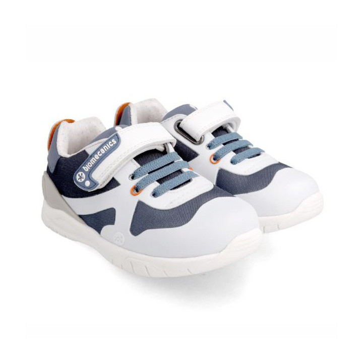 SNEAKERSY BIOMECANICS 222253-A AZUL Y BLANKO