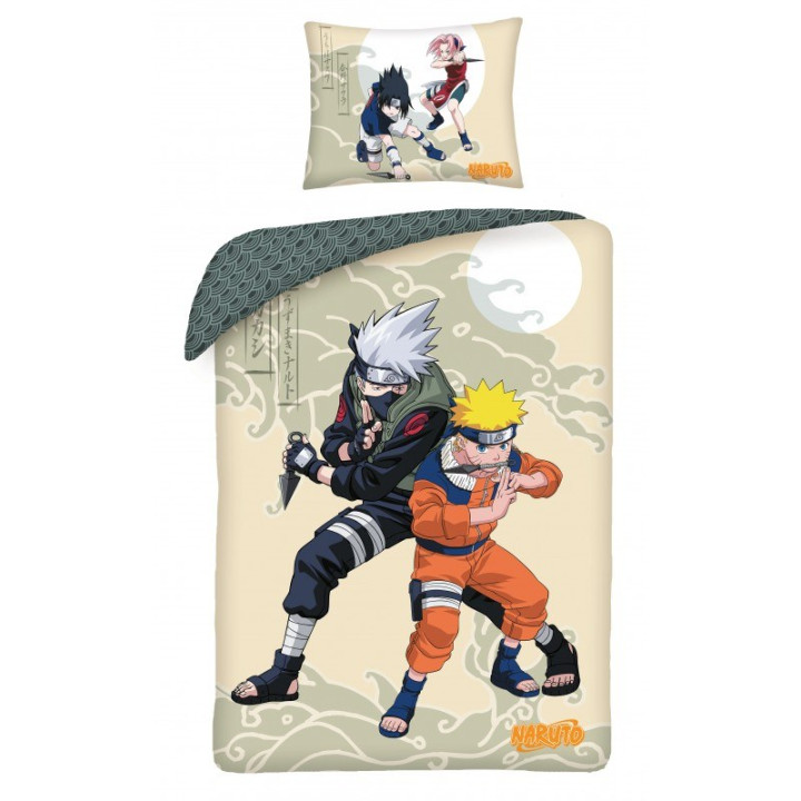 SINGLE DUVET SET 140 X 200 CM NARUTO NA-3267BL