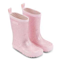 RUBBER BOOTS BAREFOOT BUNDGAARD CHARLY HIGH ROSE SPARKLE