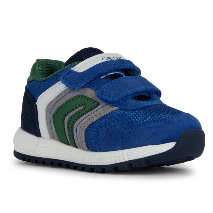 SNEAKERS GEOX ALBEN BOY ROYAL/GREEN