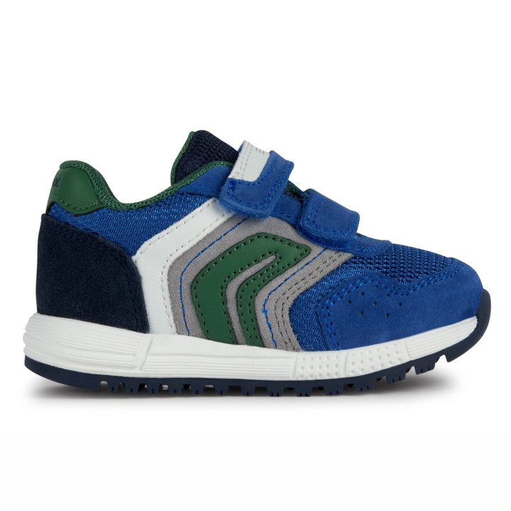 SNEAKERS GEOX ALBEN BOY ROYAL/GREEN