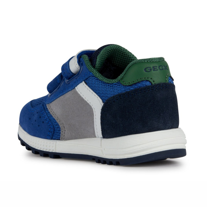 SNEAKERS GEOX ALBEN BOY ROYAL/GREEN