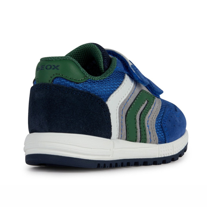 SNEAKERSY GEOX ALBEN BOY ROYAL/GREEN