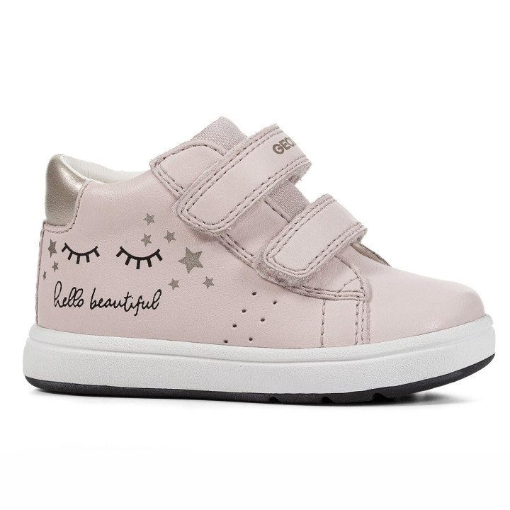 SHOES GEOX BIGLIA BABY GIRL ROSE/LT GOLD