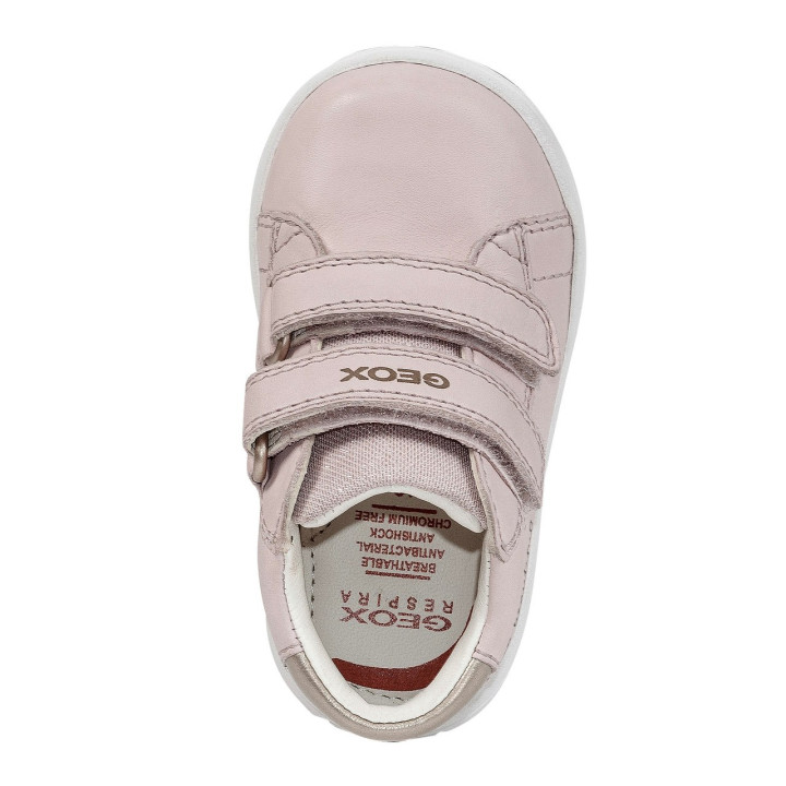 SHOES GEOX BIGLIA BABY GIRL ROSE/LT GOLD