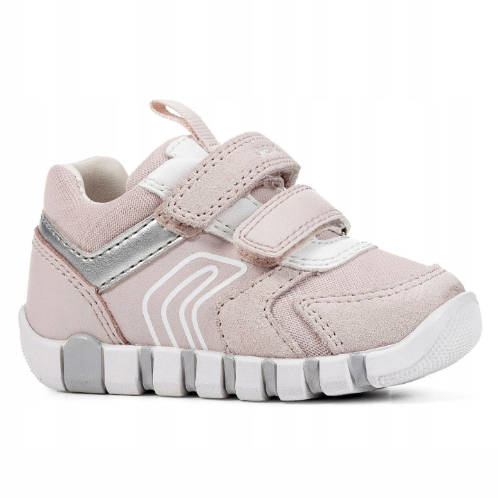 SNEAKERSY GEOX IUPIDOO BABY GIRL LT ROSE/WHITE