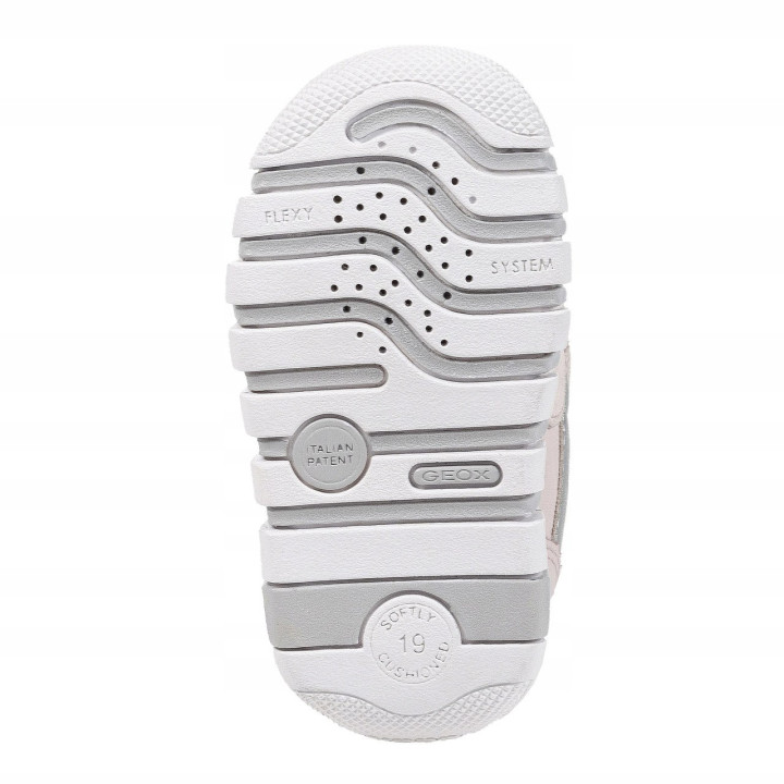 SNEAKERSY GEOX IUPIDOO BABY GIRL LT ROSE/WHITE