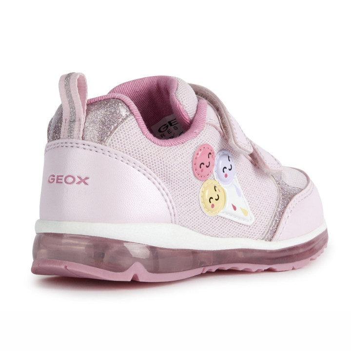 SNEAKERSY GEOX TODO GIRL PINK LED LIGHTS