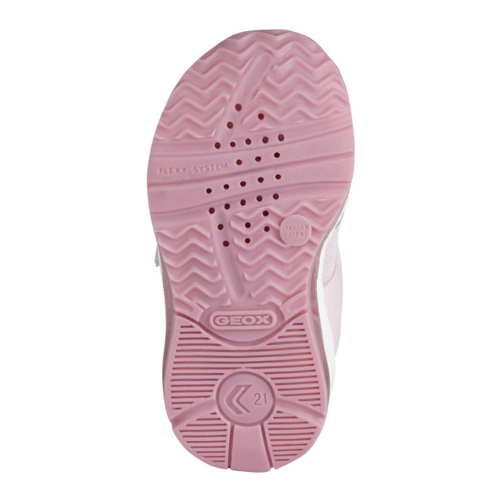 SNEAKER GEOX TODO GIRL PINK LED LIGHTS