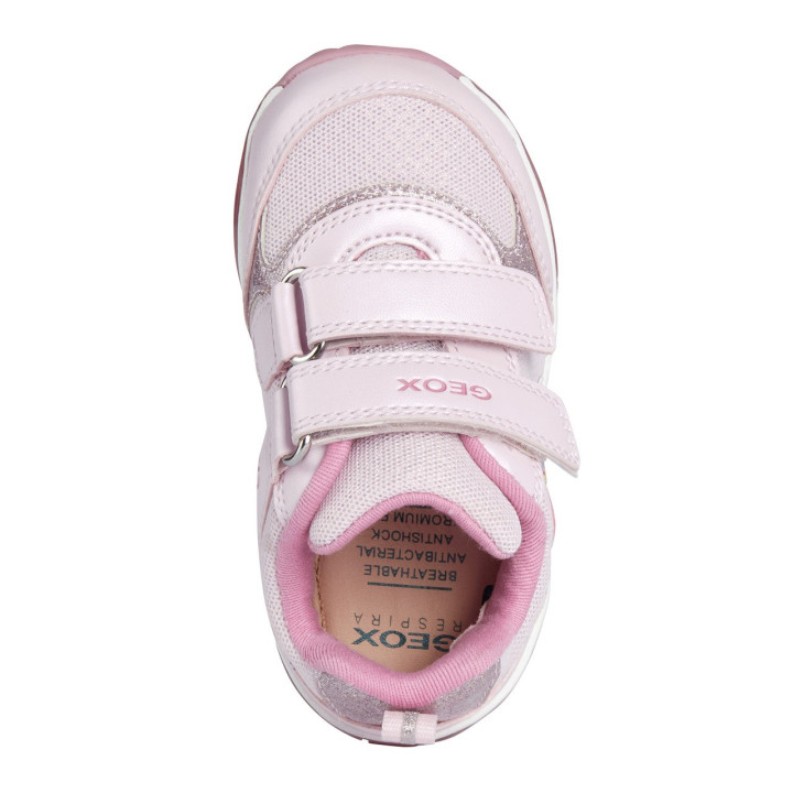SNEAKERSY GEOX TODO GIRL PINK LED LIGHTS