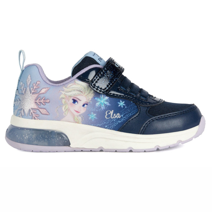 SNEAKERSY GEOX SPACECLUB FROZEN NAVY/SKY LED LIGHTS