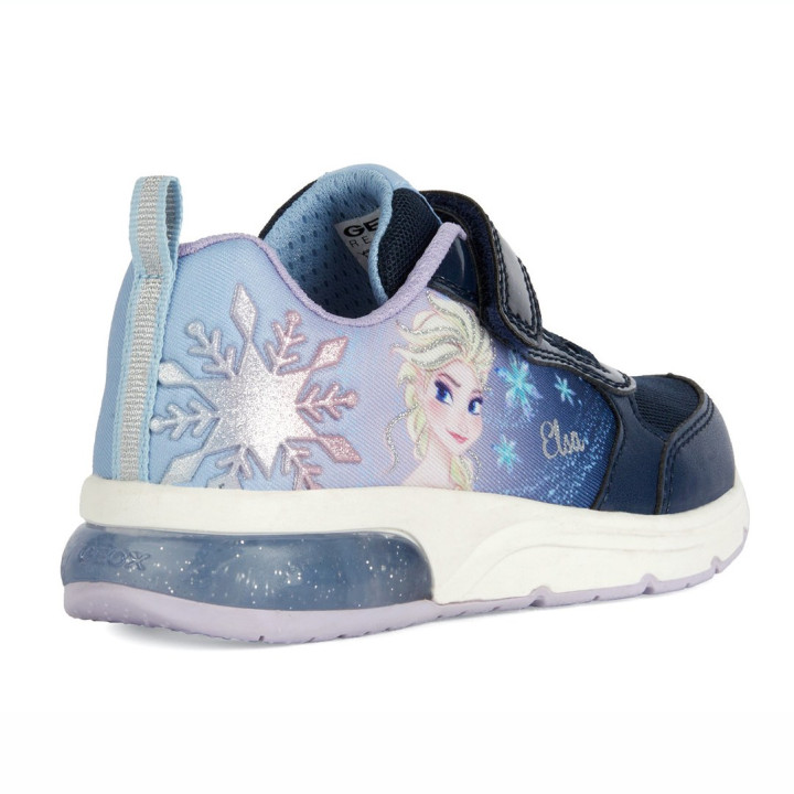 SNEAKERSY GEOX SPACECLUB FROZEN NAVY/SKY LED LIGHTS