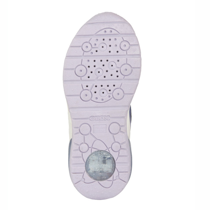 SNEAKER GEOX SPACECLUB FROZEN NAVY/SKY LED LIGHTS