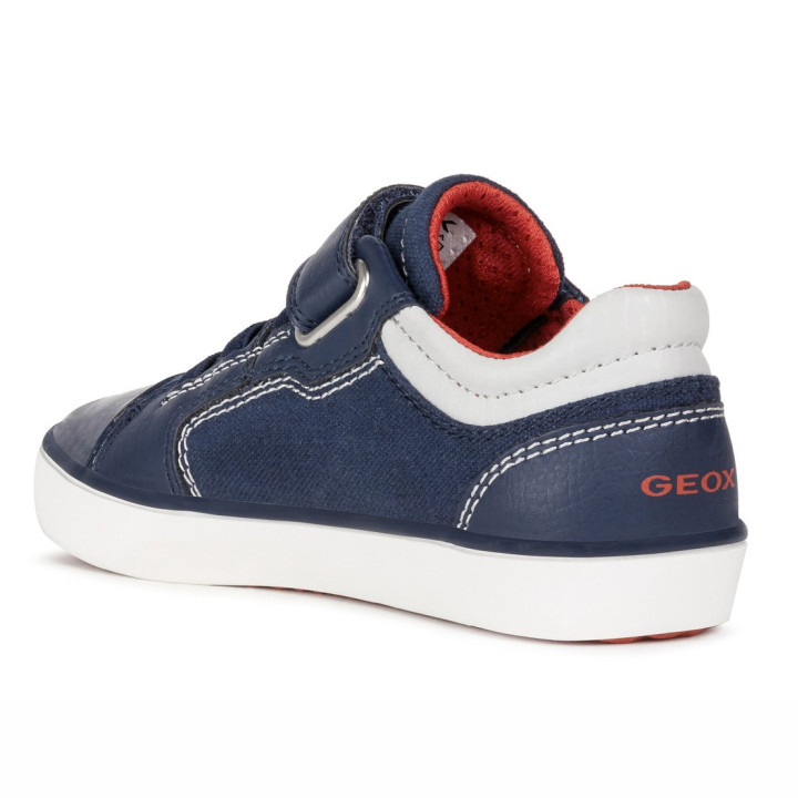 SNEAKERS GEOX GISLI BOY NAVY/RED