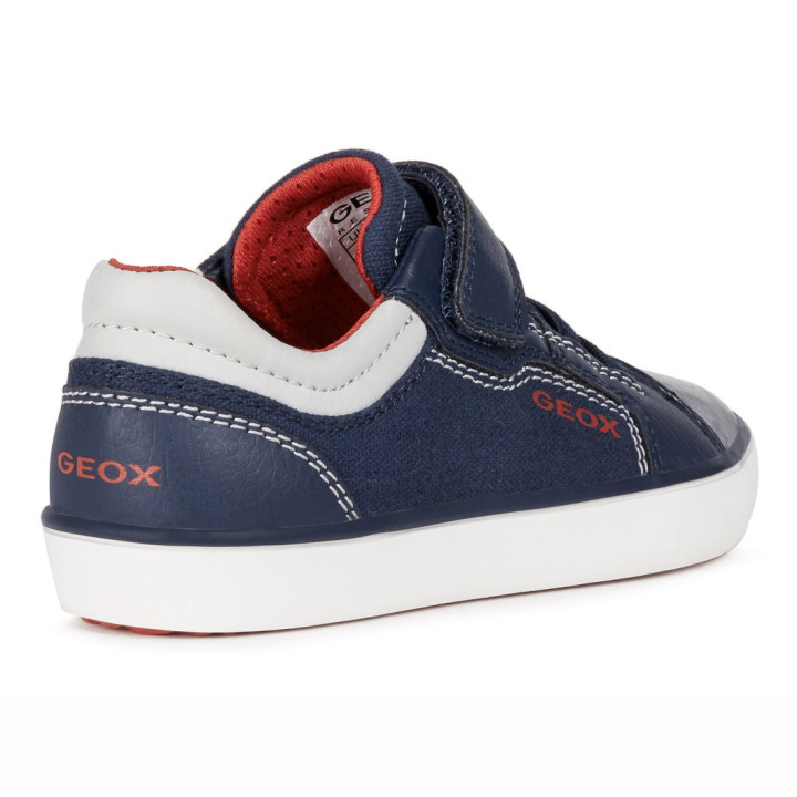 SNEAKERS GEOX GISLI BOY NAVY/RED