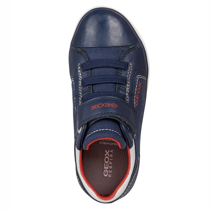 SNEAKERSY GEOX GISLI BOY NAVY/RED