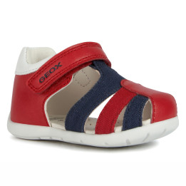 SANDAŁY GEOX ELTHAN BABY BOY RED/DK NAVY
