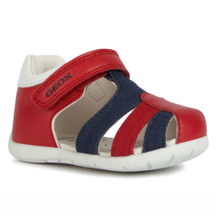 SANDAŁY GEOX ELTHAN BABY BOY RED/DK NAVY
