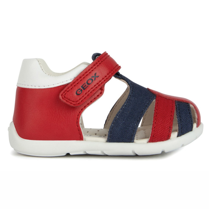 SANDAŁY GEOX ELTHAN BABY BOY RED/DK NAVY