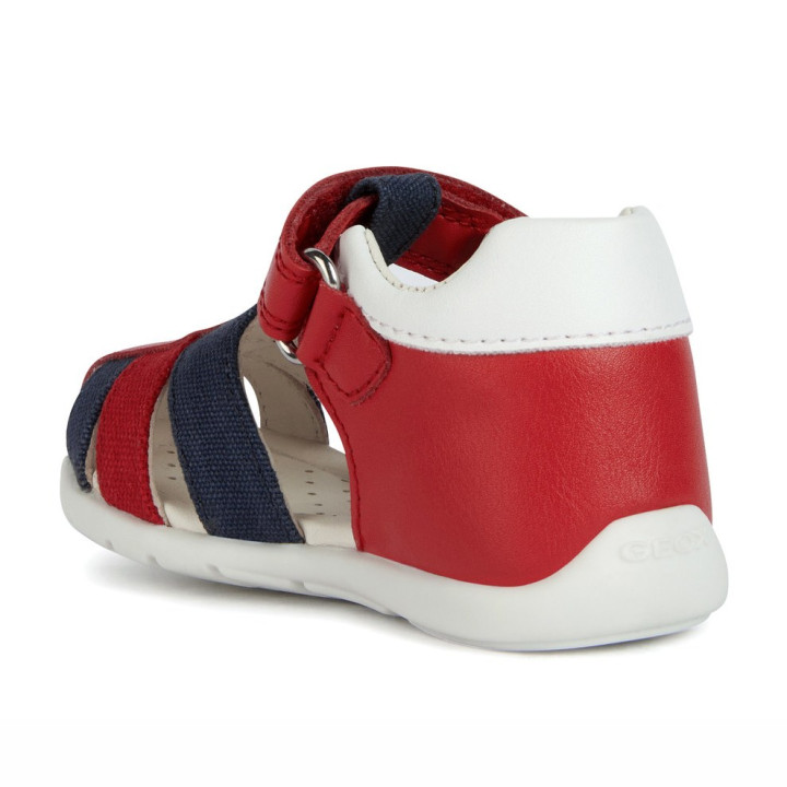 SANDAŁY GEOX ELTHAN BABY BOY RED/DK NAVY
