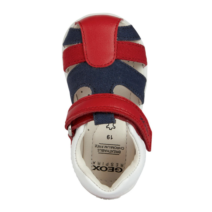 SANDAŁY GEOX ELTHAN BABY BOY RED/DK NAVY