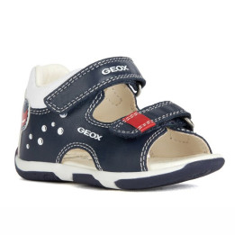 SANDAŁY GEOX TAPUZ BABY BOY NAVY/RED