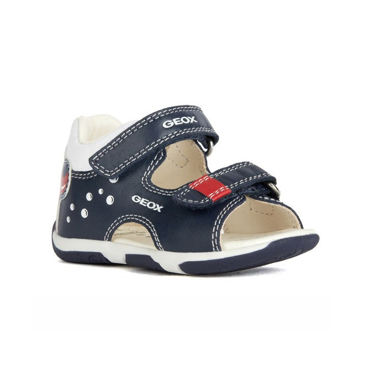 SANDALS GEOX TAPUZ BABY BOY NAVY/RED